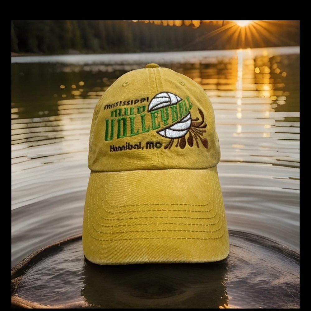 Mississippi Mud Co-Ed Bikini Volleyball  Tom Sawyer Days Hannibal Baseball Cap